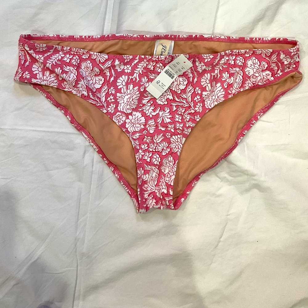 J. Crew Pink Floral Bottoms